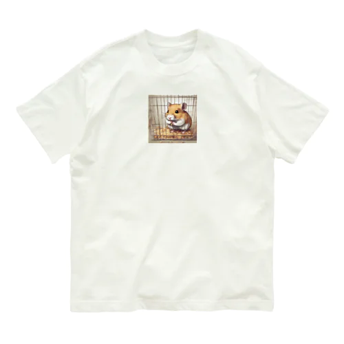 くりくり瞳のハムスター Organic Cotton T-Shirt