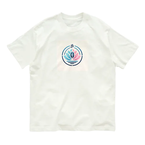 シンプルヨガデザイン Organic Cotton T-Shirt