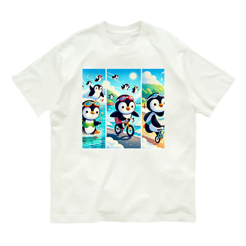 ぺんくん～トライアスロン オーガニックコットンTシャツ