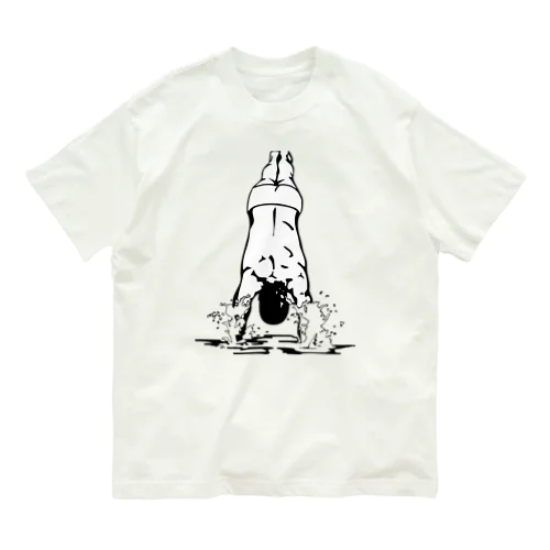 飛び込む人 Organic Cotton T-Shirt