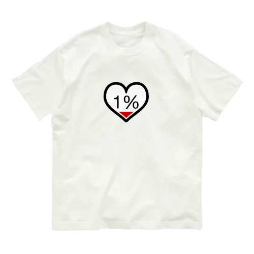 のこり残量1％ Organic Cotton T-Shirt