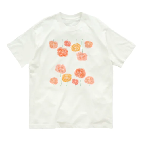 ポピー オーガニックコットンTシャツ