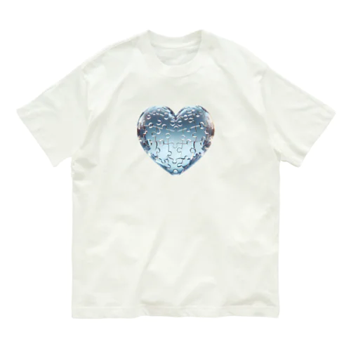 パズルハート Organic Cotton T-Shirt