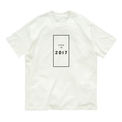 【生年】BORN in 2017 / 2017年生 オーガニックコットンTシャツ