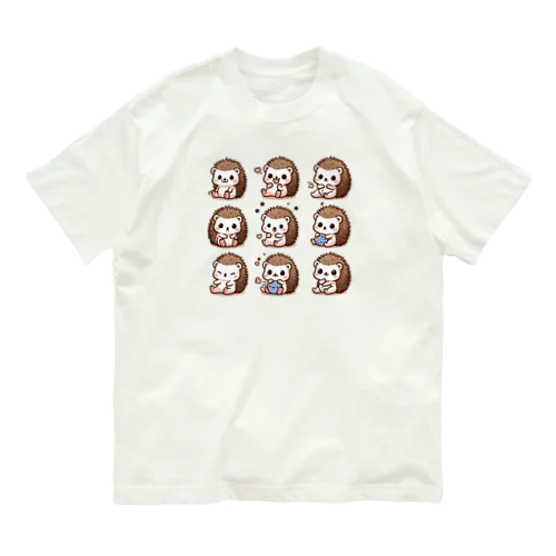 ピグミーハリネズミのもちこちゃん Organic Cotton T-Shirt