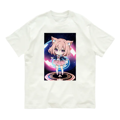 癒し効果のミニキャラ Organic Cotton T-Shirt