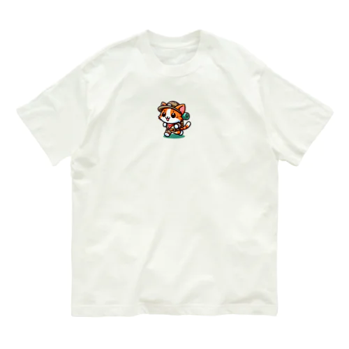 冒険好きな猫 Organic Cotton T-Shirt