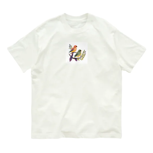 鳥さん兄弟 Organic Cotton T-Shirt