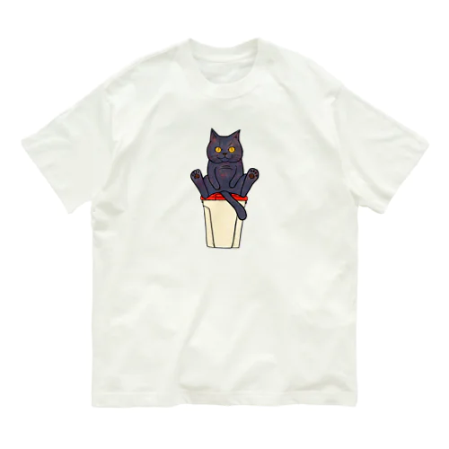 ゴミ捨て場のカラス対策 Organic Cotton T-Shirt