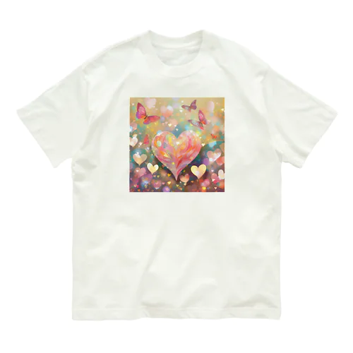 愛を運んでくれる蝶々 Organic Cotton T-Shirt