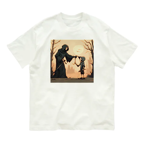 切ない死神の親子 Organic Cotton T-Shirt