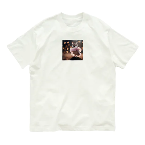 バレリーナふくろうちゃん Organic Cotton T-Shirt