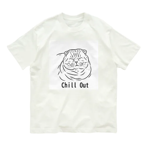 まったり猫 オーガニックコットンTシャツ