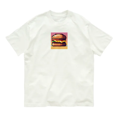 ハンバーガー オーガニックコットンTシャツ