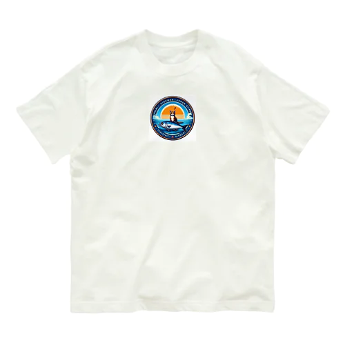 ネコ　サバイバル中 Organic Cotton T-Shirt