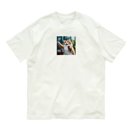 ぽちゃ猫C Organic Cotton T-Shirt