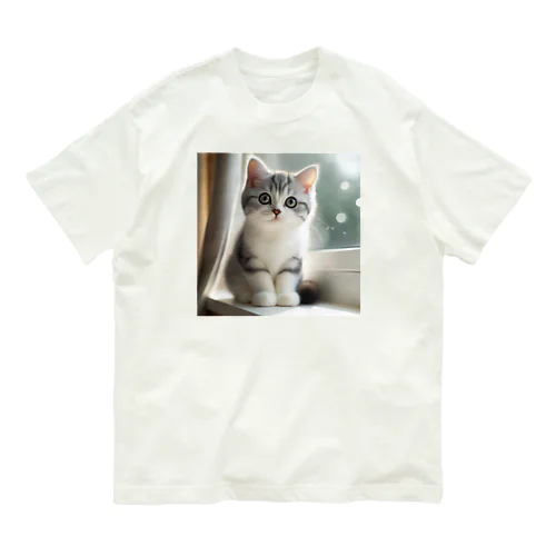 アメショちゃん オーガニックコットンTシャツ