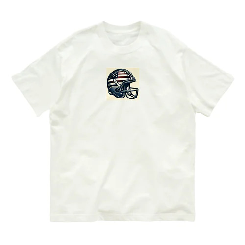 アメフト　ヘルメット オーガニックコットンTシャツ