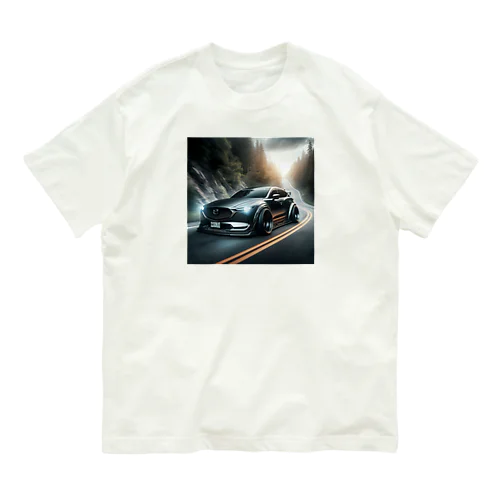 Custom CX-8 Attacked Winding Road オーガニックコットンTシャツ