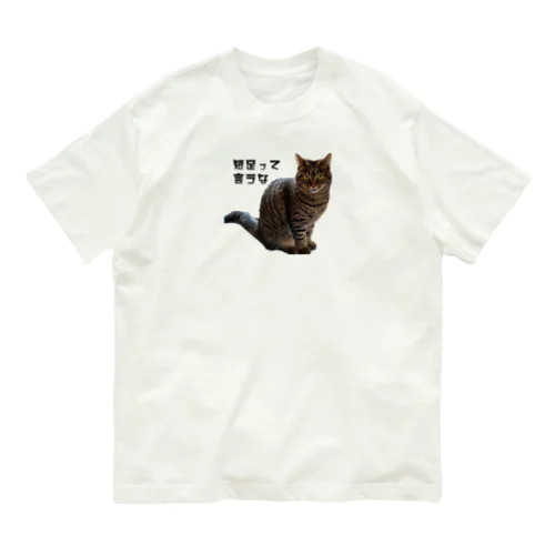 短足猫ちゃん オーガニックコットンTシャツ