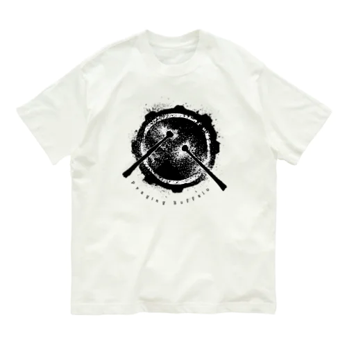 Praying Buffalo Snare Thin オーガニックコットンTシャツ