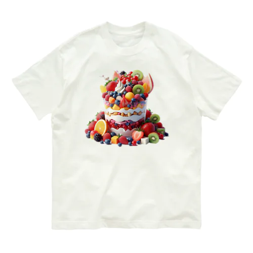 控えめなフルーツパフェ Organic Cotton T-Shirt