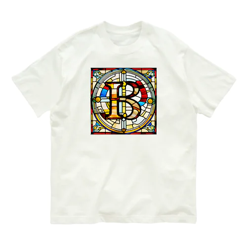 stained glass B オーガニックコットンTシャツ