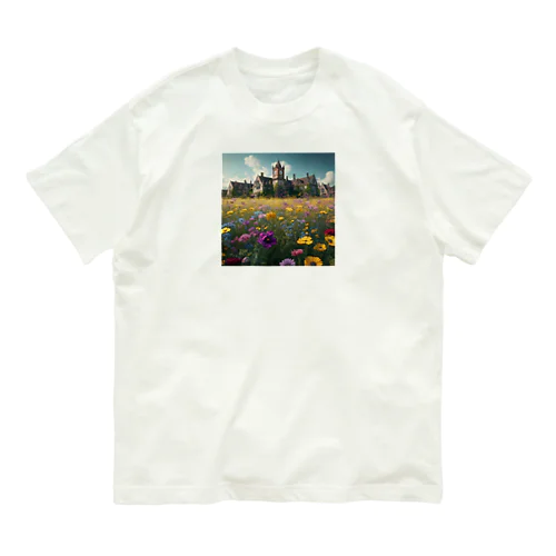 廃墟と花 Organic Cotton T-Shirt