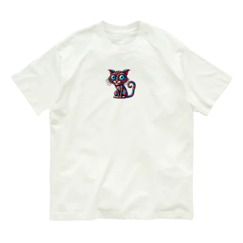 カラフル猫 Organic Cotton T-Shirt