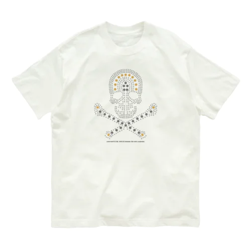 スワロ風スカル オーガニックコットンTシャツ