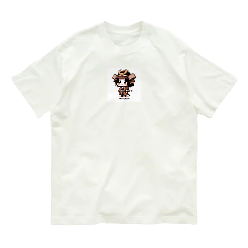 デフォルメ毛利元就君 オーガニックコットンTシャツ