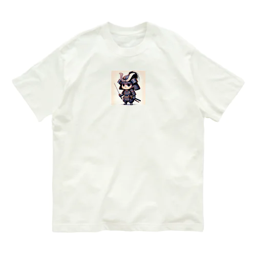 デフォルメ島津義弘君 オーガニックコットンTシャツ