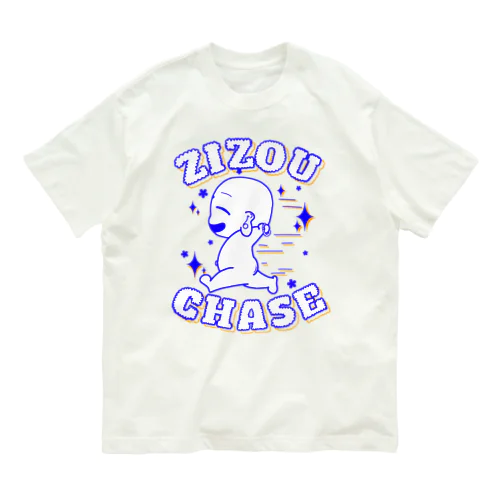 走る地蔵くん オーガニックコットンTシャツ