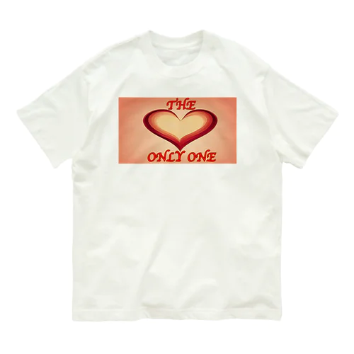 THE ONLY ONE『ビンテージハート❤』 オーガニックコットンTシャツ