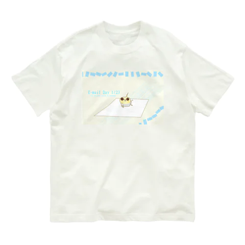 ノーマルおかめさん（電子メールの日） Organic Cotton T-Shirt