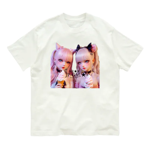 JP-GAL-icecream オーガニックコットンTシャツ