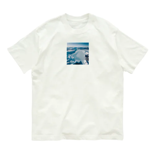 グリーンランドの氷河 Organic Cotton T-Shirt