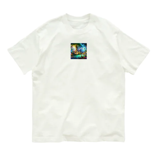 神秘的な森の生き物たち Organic Cotton T-Shirt