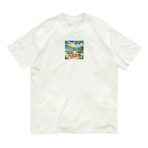 沖縄　ビーチパーティ Organic Cotton T-Shirt