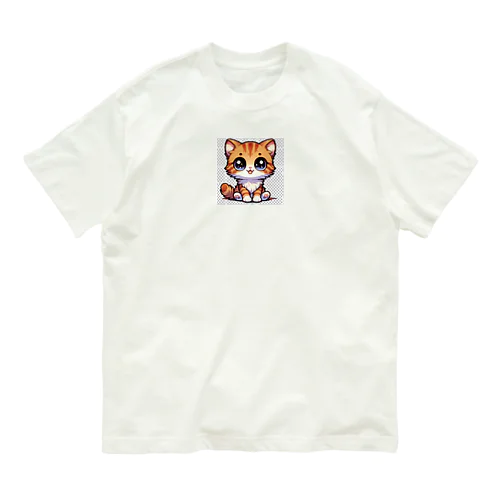 子猫　スタンプ Organic Cotton T-Shirt