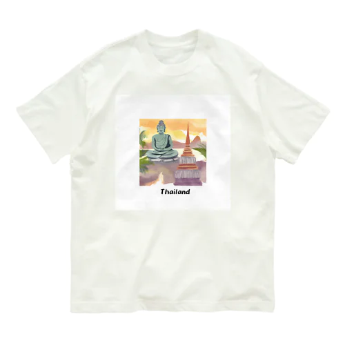 タイの風景 オーガニックコットンTシャツ