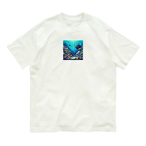 海中のパラダイス Organic Cotton T-Shirt