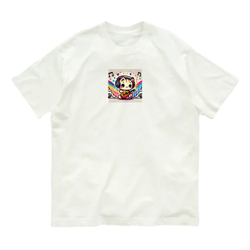 音ねこ オーガニックコットンTシャツ