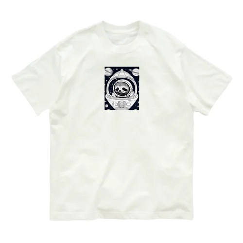 宇宙旅行ナマケモノ Organic Cotton T-Shirt