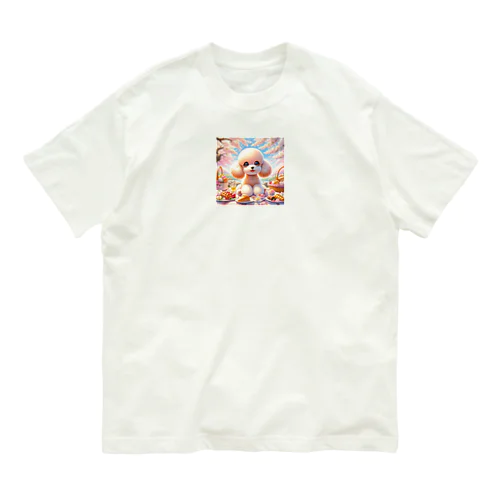 トイプードル　さくら　かわいい Organic Cotton T-Shirt