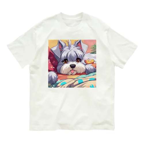 ふわふわシュナウザーちゃん Organic Cotton T-Shirt