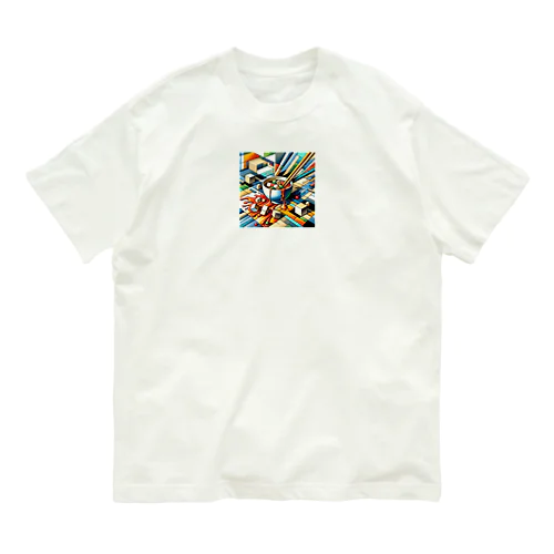 cubism 麻婆 Organic Cotton T-Shirt