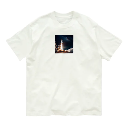 宇宙へ発進 Organic Cotton T-Shirt