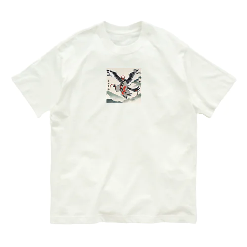 天狗　ハ オーガニックコットンTシャツ