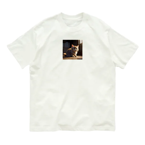 可愛い猫ちゃん Organic Cotton T-Shirt